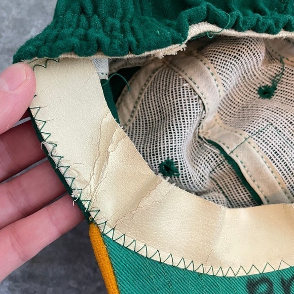 Vintage Oakland A's Athletics Union Made Fitted Cap Hat Sz Small USA 60s Patch - Picture 8 of 11